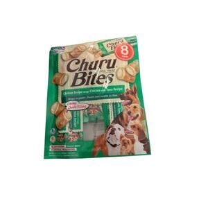 8 Packs INABA Churu Bites Dog Treat Premium Quality Chicken Recipe Wraps Tuna